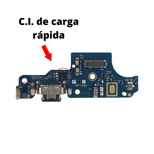 Placa Carga Moto G30 Turbo