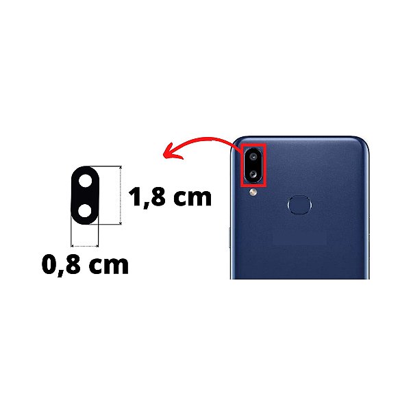 Lente Câmera Galaxy A10s (a107)