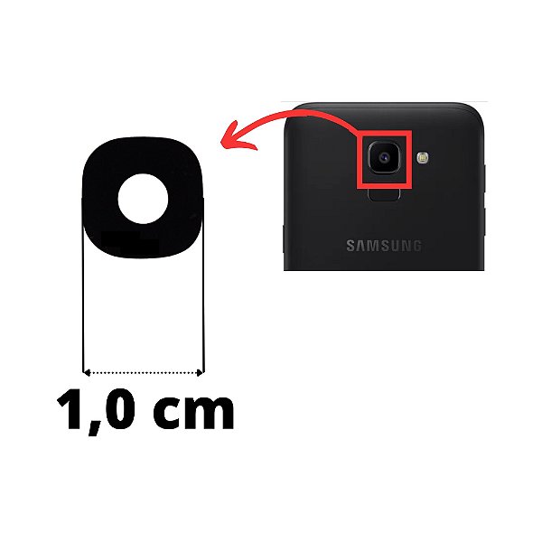 Lente Câmera Galaxy J6 (j600)