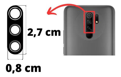 Lente Câmera Redmi 9