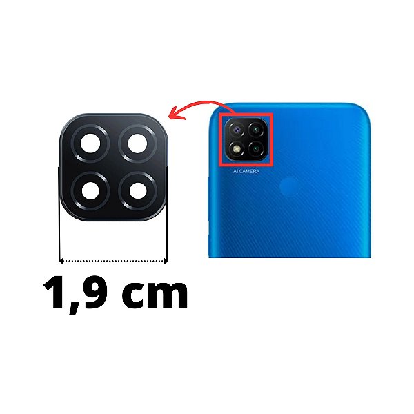 Lente Câmera Redmi 9c