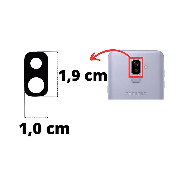 Lente Câmera Galaxy J8 (j810)