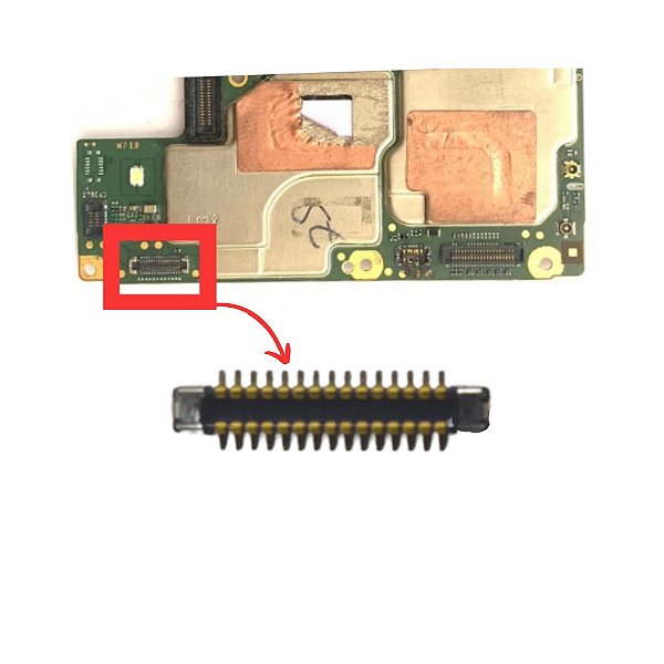 FPC Placa Mãe p/ Tela Galaxy A10s (a107)