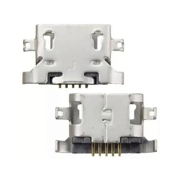 Kit 5un Conector Carga Micro USB Moto G5