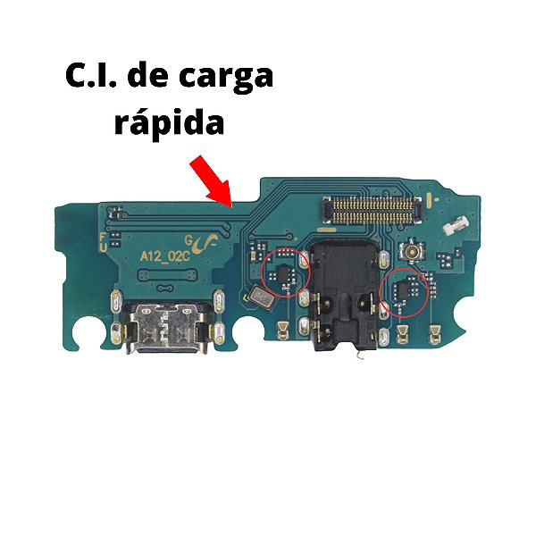Placa Carga Galaxy A12 / M12 Turbo