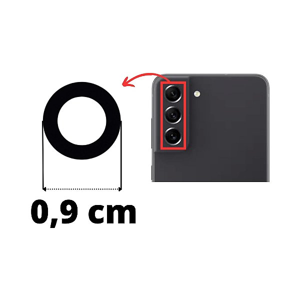 Lente Câmera Galaxy S21 FE (g990)