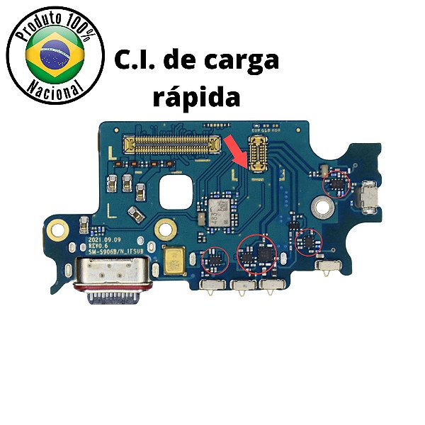 Placa Carga Galaxy S22 Plus 5g (s906) NACIONAL