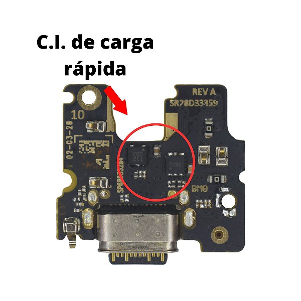 Placa Carga Moto Edge 30 Turbo