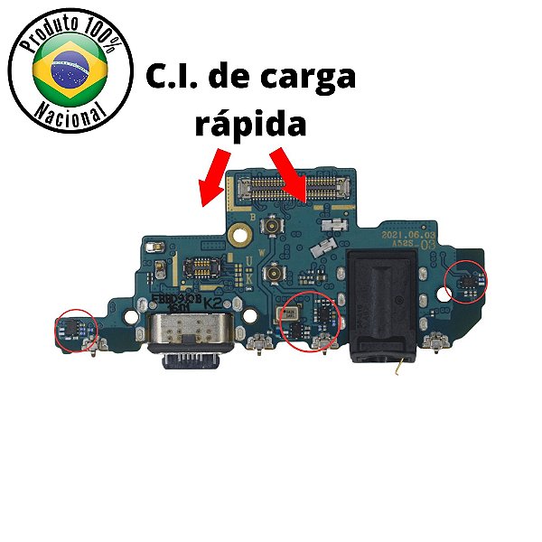 Placa Carga Galaxy A52s (a528) NACIONAL