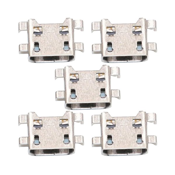 Kit 5un Conector Carga Micro USB - K10 (k430)