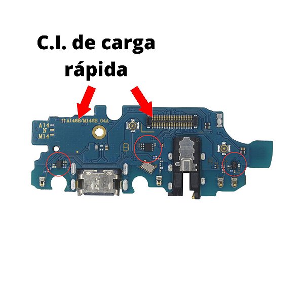 Placa Carga Galaxy A14 5g (a146b) / M14 5g (m146b) TURBO