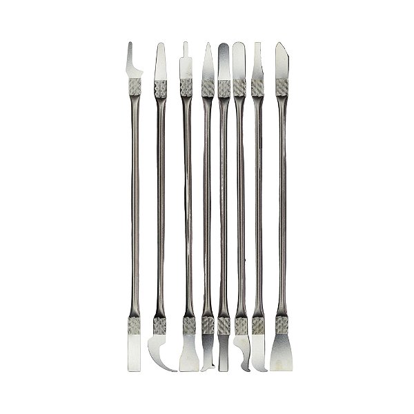 Kit 8un Espátulas Metal Ponta Fina CPU