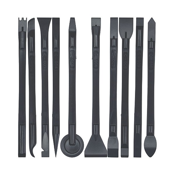Kit 10un Espátulas Plásticas Ponta Fina