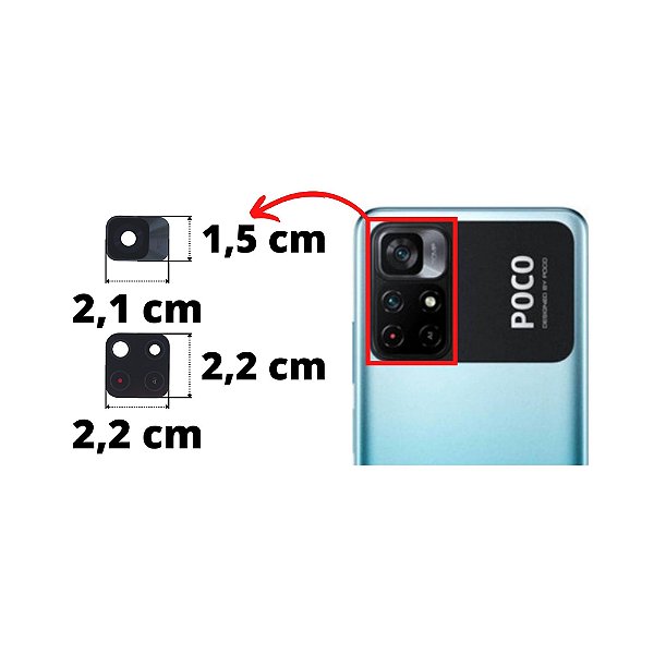 Lente Câmera Poco M4 Pro 5g