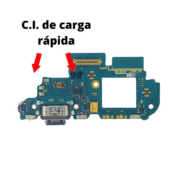 Placa Carga Galaxy A54 5g (a546) TURBO