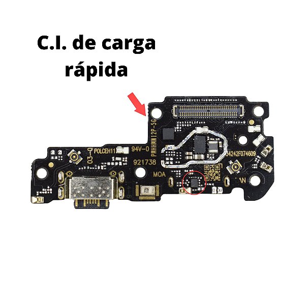 Placa Carga Redmi Note 12 Pro 5g / Poco X5 Pro 5g TURBO