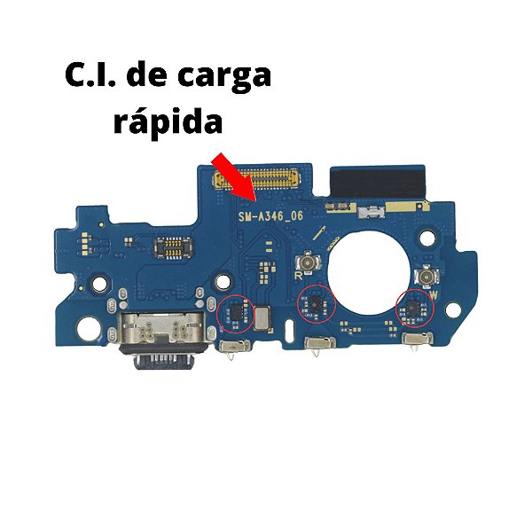 Placa Carga Galaxy A34 (a346) TURBO
