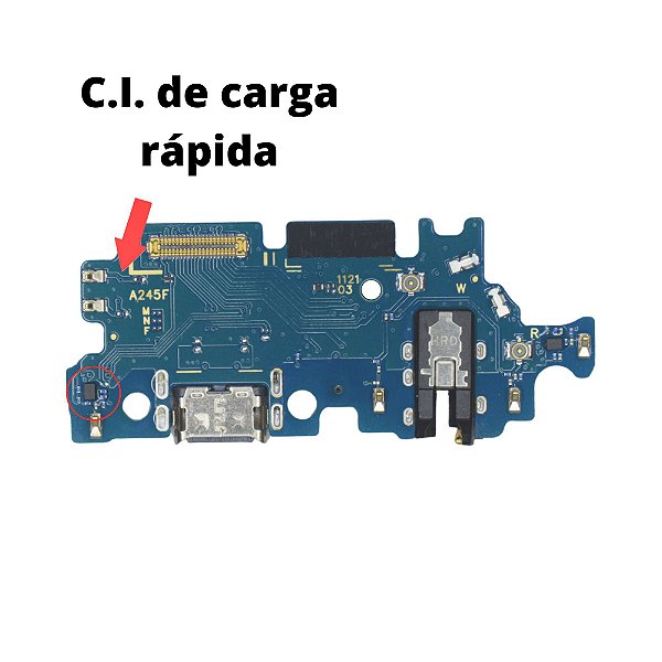 Placa Carga Galaxy A24 4g (a245) TURBO
