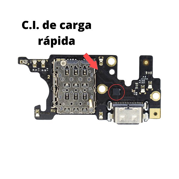 Placa Carga Moto Edge 30 Neo *ORG China* Carregamento Turbo