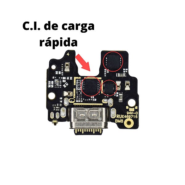 Placa Carga Moto Edge 30 Fusion TURBO