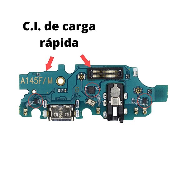 Placa Carga Galaxy A14 4g (a145) TURBO