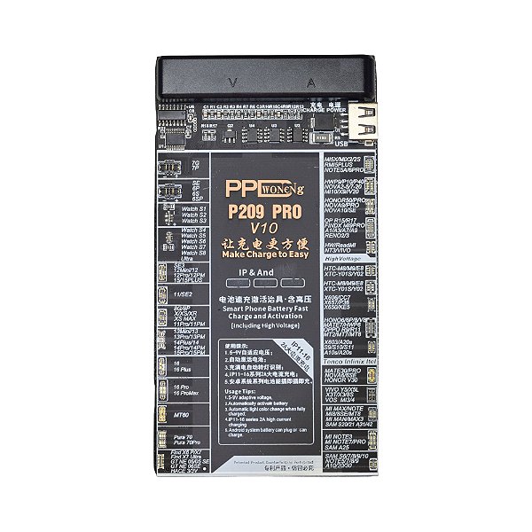 Ativador Bateria V10 - PPD Woneng P209 Pro