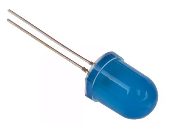 LED Difuso 10mm Azul