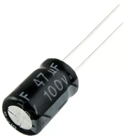 Capacitor Eletrolítico 47uF / 100V