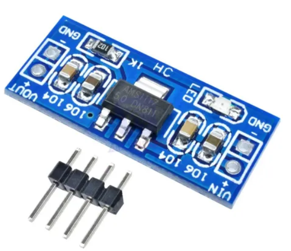 Módulo Regulador De Tensão 6.5v ~ 12v Para 5v AMS1117