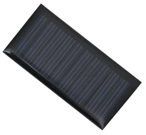 Painel Solar 90x50 mm - 200 Ma 1W 5V