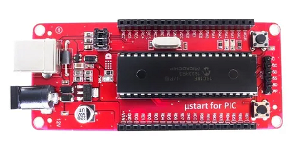 Placa de Desenvolvimento Ustart For PIC - PIC18F4550