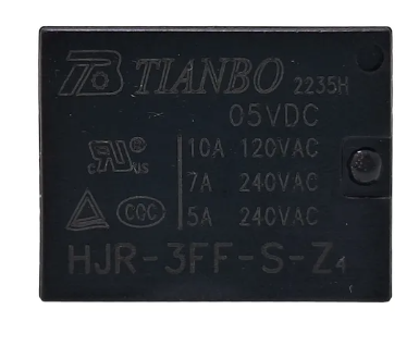 Rele 1 Contato 5V Tianbo HJR-3FF-S-Z