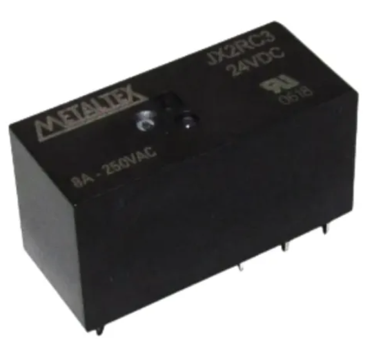 Rele 24V 2 Contatos JX2RC3 - Metaltex