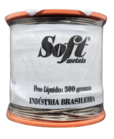 Estanho em Fio para Solda 0,5mm 63X37 500g