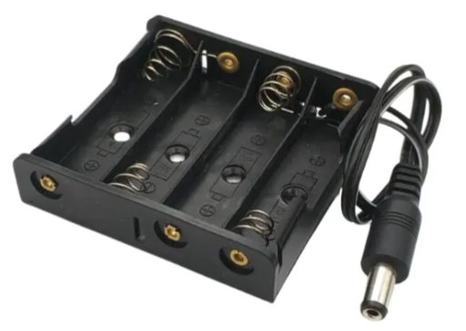 Suporte Canoa 4 Pilhas AA C/Plug P4