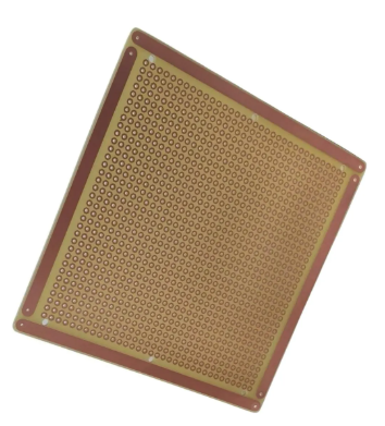 Placa de Fenolite 10x10 Furada Ilhada