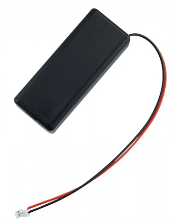 Suporte P/ 3 Pilhas AAA C/ Tampa ON/OFF C/ Conector JST