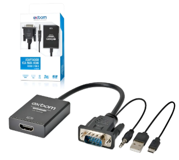 Adaptador VGA P/ HDMI - Exbom