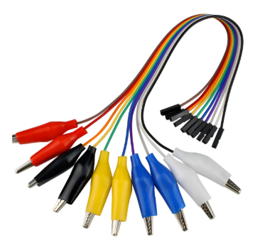 Cabo Jacaré 10 Vias c/ Jumper Fêmea