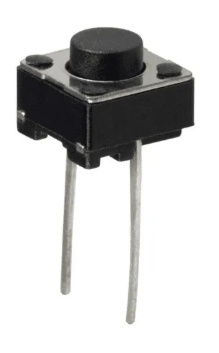 Chave Táctil 6x6x5mm 2 Terminais - KIT C/ 10 UN