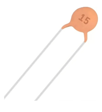 Capacitor Cerâmico 15PF 50V - KIT C/ 10 UN