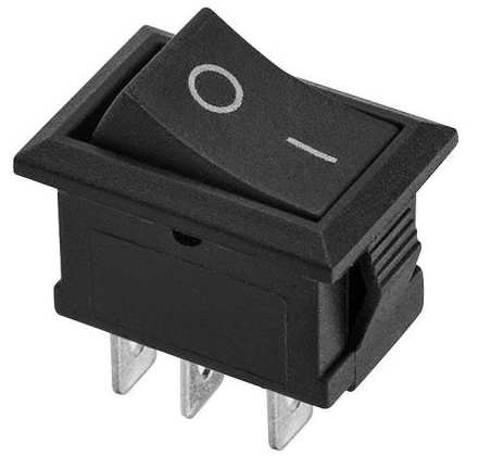 Mini Chave Gangorra KCD1-202 6T Preto