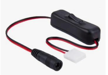 Conector De Fita LED 8 MM On/Off P4 Femea