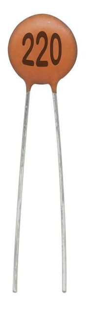 Capacitor Cerâmico 220PF 50V - KIT C/ 10 Un