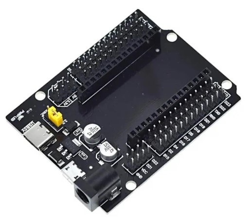 Placa de Expansão ESP32 30 Pinos - Interface Dupla Tipo C e Micro USB