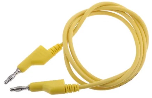 Cabo Banana X Banana 1 Metro Duplo Derivação AMARELO 15A