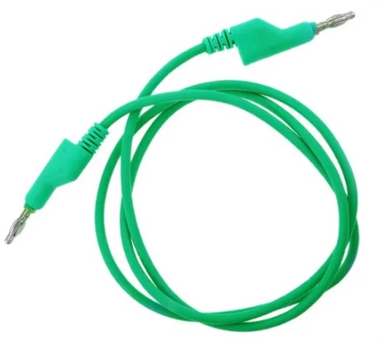 Cabo Banana X Banana 1 Metro Duplo Derivação VERDE 15A