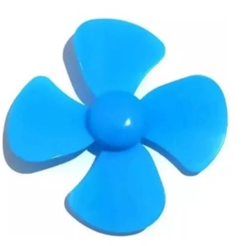 Mini Hélice Azul Para Motor Dc 130 - 40 mm