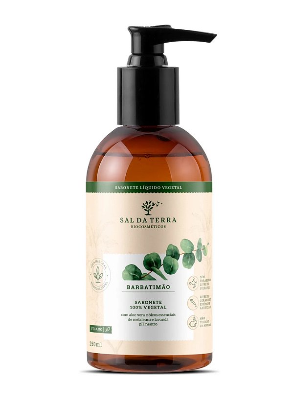 Sabonete Íntimo Barbatimão e Melaleuca 250 mL