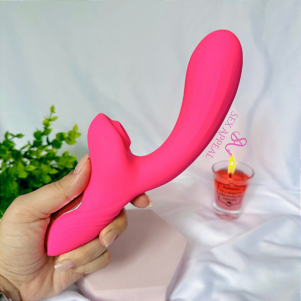 VIBRADOR BOB - COM SUGADOR DE CLITÓRIS